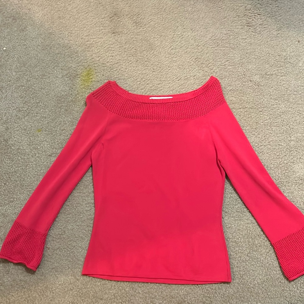 Red blouse